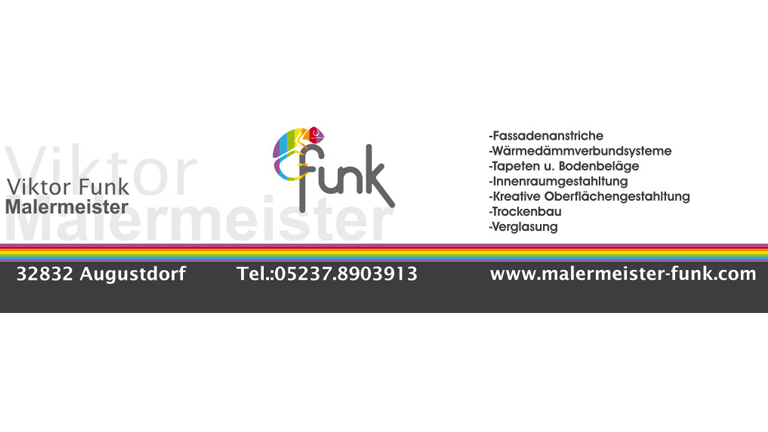 Malermeister Funk - Sponsoren Logo POST TSV Detmold e.V.